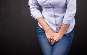 A woman experiencing pelvic pain